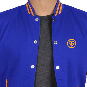 Chaquetas universitarias personalizadas para hombre con material de lana Chaqueta de béisbol de diseño privado de ajuste regular Nueva condición Manga de cuero personalizada - Product Image 5