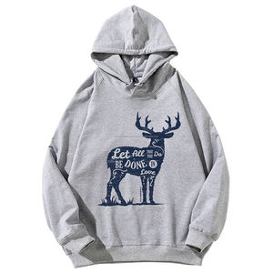 Sudaderas con Logo personalizado de alta calidad para hombre, 100% algodón, gruesas, Unisex, de gran tamaño, venta al por mayor y personalizada - Product Image 3