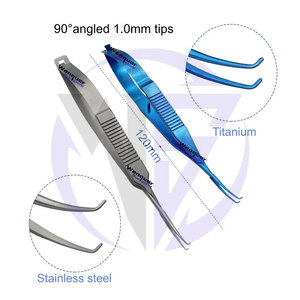 Pinzas Vasculares Quirúrgicas Médicas, Dispositivo Hemostático de Titanio para Uso Profesional, Material Acero Inoxidable y Titanio - Product Image 5