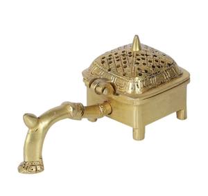 Brûleur d'encens en laiton traditionnel poignée encensoir en laiton pur pour Temple de l'église pour la maison décor spirituel Dhoop Loban religieux - Product Image 3