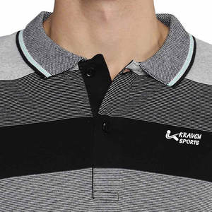 Polos de media manga con estampado de Moq bajo para hombre/polos con logotipo personalizado para hombre hechos en fábrica al por mayor - Product Image 5