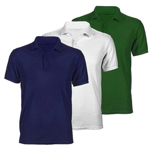 Camiseta de Algodón con Logotipo Bordado Personalizado al por Mayor, Talla Grande, de Secado Rápido, Transpirable, Ecológica, Antipilling, para Impresión Lisa - Product Image 1