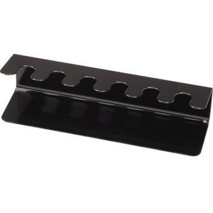 MAUL Soporte para sellos de metal negro de 1 nivel, no giratorio, con 6 sellos MAUL - Product Image 1