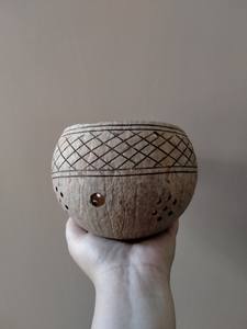 ชามกะลามะพร้าวแบบแฮนด์เมดออกแบบเองงานฝีมือเวียดนามธรรมชาติเป็นมิตรกับสิ่งแวดล้อมสำหรับเป็นของขวัญทางธุรกิจ - Product Image 5