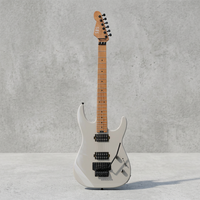 Guitare électrique de haute qualité, corps en aulne massif, manche en érable torréfié, tremolo verrouillable Floyd Rose, micros Alnico II, CS260