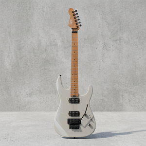 Guitare électrique de haute qualité, corps en aulne massif, manche en érable torréfié, tremolo verrouillable Floyd Rose, micros Alnico II, CS260 - Product Image 1