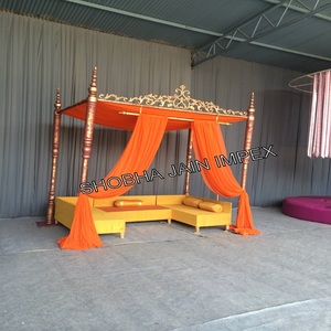 Juego de sofás de madera para noche Mehndi - Product Image 3