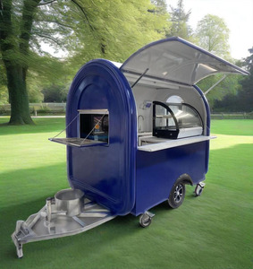 Petite remorque alimentaire mobile avec friteuse à gaz, grill et réfrigérateur pour la vente <span class=keywords><strong>de</strong></span> nourriture <span class=keywords><strong>de</strong></span> rue - Product Image 1