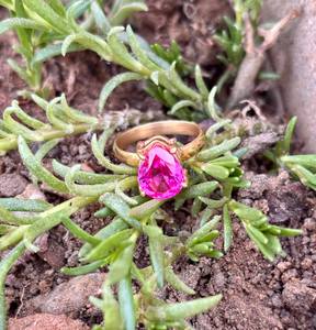 แหวนเงินแท้925แหวนทัวร์มาลีนเงินสเตอร์ลิงแหวนพลอยสีเงินเครื่องประดับเงินชั้นดี - Product Image 3