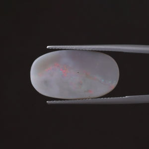 Opale blanche naturelle, pierre précieuse en vrac, 7,58 carats, taille ovale, 15x11 mm, certifiée IGI, taillée à la main, polie, vente en gros, fabrication de bijoux - Product Image 3