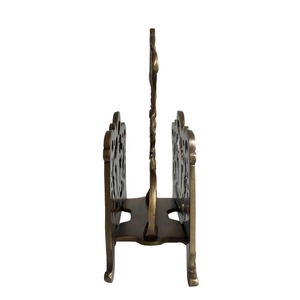 Porte-serviettes en métal de luxe finition or pour les occasions spéciales, tables festives et cadeaux de pendaison de crémaillère, fabriqué à la main en Inde - Product Image 3