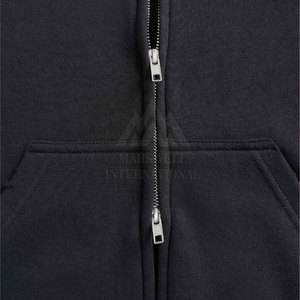 Derniers modèles de sweats à capuche avec fermeture éclair et basique fabriqués au Pakistan Style de rue Vente en gros Sweats à capuche personnalisés - Product Image 4