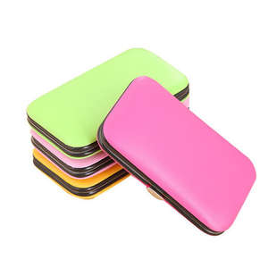 Ensemble de manucure et de pédicure à domicile en acier inoxydable de 7 pièces coupe-ongles portables pour cuticules et Nail Art boîte-cadeau avec logo personnalisable - Product Image 5