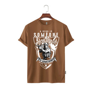 Camiseta Casual de Cuello Redondo para Hombre 2026, 100% Algodón, Impresión de Serigrafía, Logotipo Personalizado, Fabricante OEM, Suministro al por Mayor para Exportación - Product Image 5