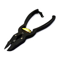Pince à ongles podologique pour mycoses des doigts et orteils, 6 pouces, en acier inoxydable, professionnelle, à double action, avec revêtement noir