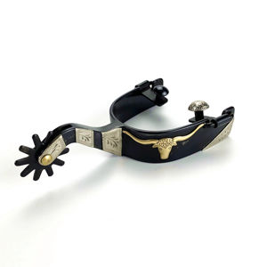 Espuelas ecuestres personalizables de acero inoxidable de alta calidad para montar a caballo, botas de vaquero para SILLÍN de polo, productos equinos - Product Image 2