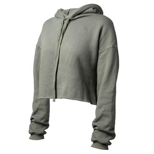 Vente en gros Vêtements de sport de haute qualité, sweat à capuche coupe ajustée, pulls à capuche courts, vêtements d'entraînement, sweatshirts à capuche personnalisés - Product Image 5
