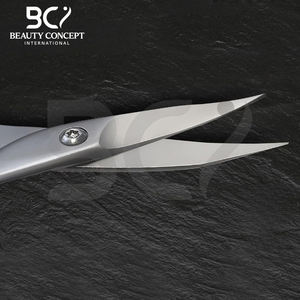 Juego de manicura de precisión de 3,5 pulgadas, Funda de cuero recta fácil de usar, herramienta de cuidado personal curvada afilada de acero inoxidable - Product Image 5