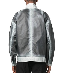 100% Polyester Panel Work Black <b>Sprayed</b> Custom Streetwear Windbreaker Jacket Breathable Sunfaded Windproof Windbreaker Jacket - Product Image 3