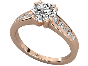 Anillos Clásicos de Color E para Mujer al por Mayor, Oro Sólido de 14K, Certificado IGI, Diamante Cultivado en Laboratorio de 1ct 2ct, Corte VVS, Anillo de Compromiso y Boda - Product Image 6