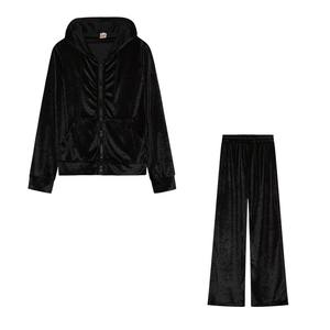 Luxury <b>Lounge</b> Set for <b>Women</b> Rhinestone Sparkle Tracksuit Two-Piece Hoodie & <b>Pants</b> - Product Image 1