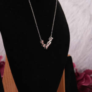 Multi Shape Customized Shaped Pendent With Pink Lab Grown Diamond in 14 KT Solid Gold <b>for</b> Customized Jewelry, - Product Image 4