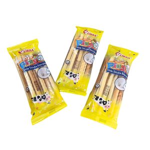Bâtonnets de gaufrettes Libra Pingo saveur lait, biscuit croustillant, goût sucré, faible en gras, durée de conservation de 12 mois, service ODM OEM - Product Image 4