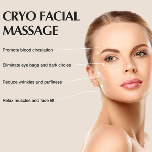 Cryo sculptant Globes vente chaude en forme de coeur en acier inoxydable Cryo Stick Facial Ice Cooling Massage Globes outil pour la maison - Product Image 5