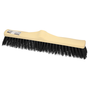 Industrial Sweeping Brush with Rigid PVC Bristles. Polypropylene Handle, 50 cm. (Handle Not Included) - Product Image 1
