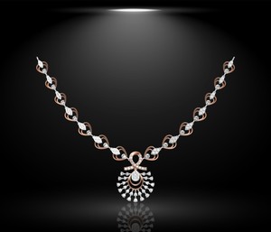 Moda original 14K 18K blanco/amarillo chapado en oro de acero inoxidable joyería collar pendientes para mujeres regalos de fiesta - Product Image 3