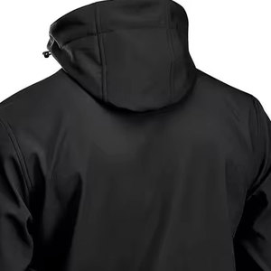 Veste Softshell d'hiver pour homme, nouvelle conception 2025, avec col montant et logo frontal, à capuche, écologique, personnalisable - Product Image 5