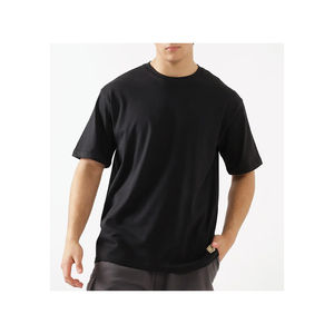 T-shirts décontractés surdimensionnés pour hommes 100% coton respirant à séchage rapide Conçus pour le confort et les voyages - Product Image 5