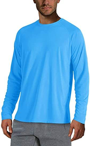 T-shirt à manches longues personnalisé, séchage rapide, léger, respirant, haut d'entraînement pour hommes - Product Image 5