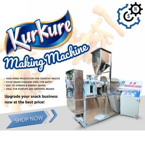 Machine industrielle électrique automatique de fabrication de Kurkure avec grande capacité et acier inoxydable 304 pour le traitement des collations - Product Image 5