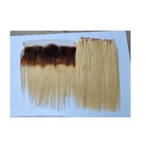 Pelucas delanteras de encaje de cabello humano brasileño crudo barato para mujeres negras Pelucas frontales de encaje de alta definición sin pegamento Paquetes de cabello humano - Product Image 6