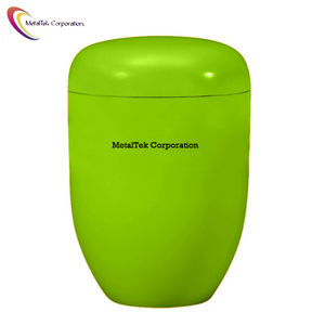 Urna Funeraria de Metal Verde, Estilo Europeo, Tamaño Grande, para Adultos, Recuerdo Conmemorativo, Cenizas, Ceremonia Funeraria, Recipiente Decorativo para Cenizas - Product Image 1