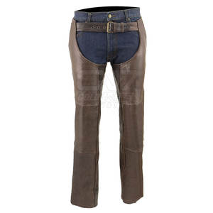 Hot <b>Sale</b> Leather Motorbike Full Chaps Professional Leather Made Motorbike Chap <b>For</b> Men's - Product Image 2