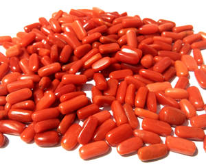 Gema de Coral Rojo de Alta Calidad |    Piedra Natural Suelta al por Mayor |   Coral Rojo Italiano de Primera Calidad para la Fabricación de Joyas - Product Image 5