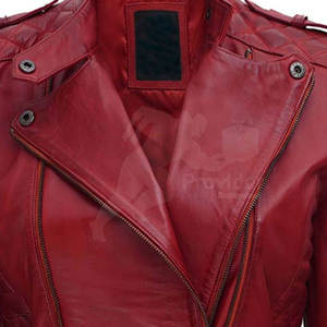 Meilleur prix, veste en cuir pour femme d'hiver confortable, respirante, écologique, tricotée, unie, teinte, couleur personnalisée, logo personnalisé, OEM - Product Image 4