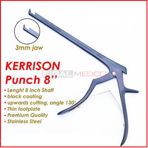 Rongeurs Kerrison Reutilizables de 7 Pulgadas, 1 mm, 5 mm, 45° de Inclinación, para Neurocirugía y Columna Vertebral, Acero Inoxidable de Alta Calidad, Ortopédicos, Quirúrgicos, Manuales, CE - Product Image 2