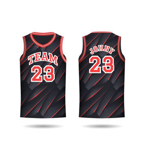 Maillot de basket-ball des équipes maillots de basket-ball d'entraînement réversibles uniforme de basket-ball à prix bon marché - Product Image 4