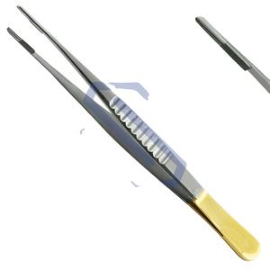TC-Pinzas para secar, instrumentos quirúrgicos de acero inoxidable dentados de 24cm - Product Image 1