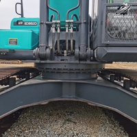 Excavatrice sur chenilles Kobelco SK350LC, 35 tonnes, grande pelle hydraulique lourde, moteur Hino J08E, excavatrice de construction japonaise d'occasion