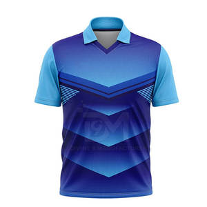 Hommes stylés pour polos Tissu tricoté par sublimation à motif solide respirant Logo personnalisé imprimé - Product Image 1