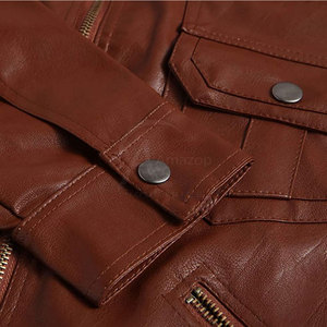 Veste en cuir pour homme automne-hiver, veste en cuir de haute qualité pour homme, veste en cuir véritable pour homme, veste d'hiver pour homme - Product Image 6