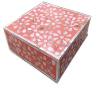 Cajas de joyería con incrustaciones de hueso de cuerno Vintage grabado intrincado para decoración del hogar de lujo Color y tamaño personalizados almacenamiento al por mayor - Product Image 3