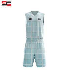 2025 dernières conceptions unisexe uniforme de basket-ball de fabricant et fournisseur de premier rang du Pakistan 100% polyester tissu - Product Image 3