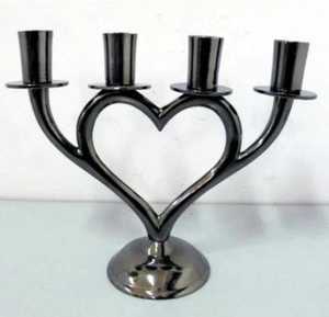 Portavelas de aluminio 4 Bracos para decoración del hogar soporte hecho a mano para Navidad y Festival portavelas de alta calidad - Product Image 6