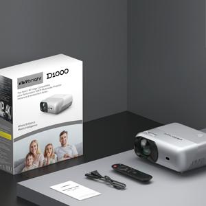 Projecteur portable abordable VIVIBRIGHT D1000 2026, nouveau projecteur mini LED, projecteur de <span class=keywords><strong>cinéma</strong></span> <span class=keywords><strong>maison</strong></span>, OEM - Product Image 4