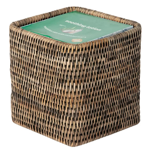 Boîte à mouchoirs carrée en rotin, boîte de rangement artisanale, écologique, naturelle, décoration intérieure et extérieure, vente en gros du Vietnam - Product Image 1